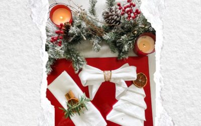 3 Easy Christmas Napkin Designs