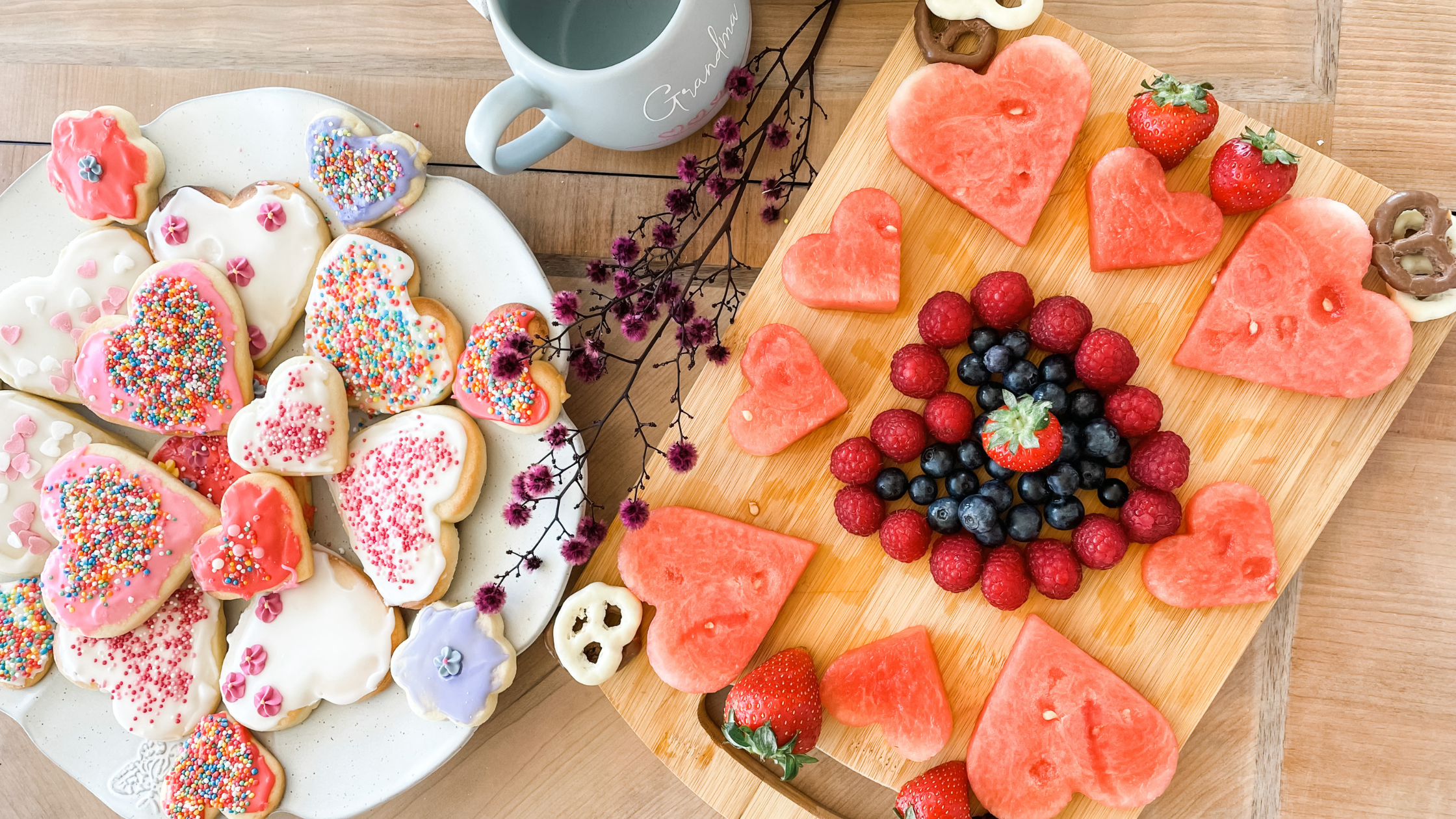 Valentines platter