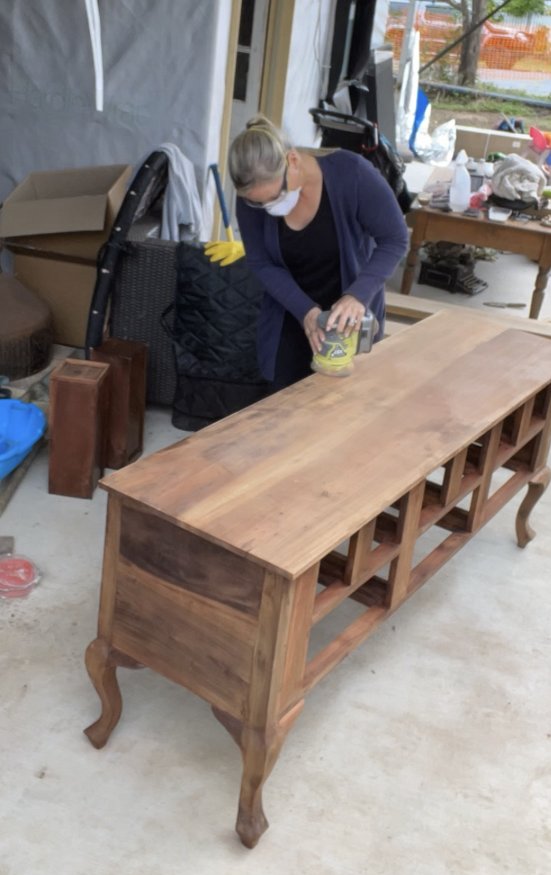 sanding cabinet