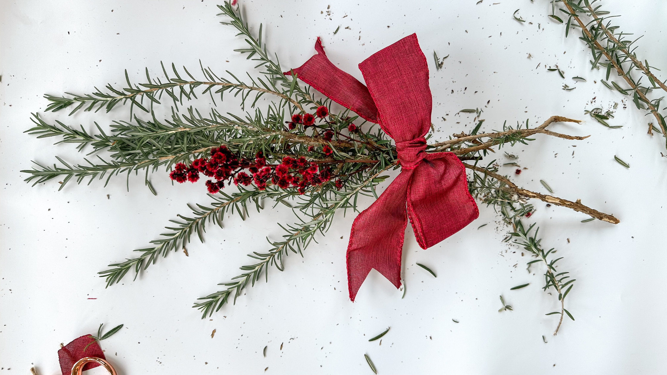 DIY Christmas Decoration Rosemary