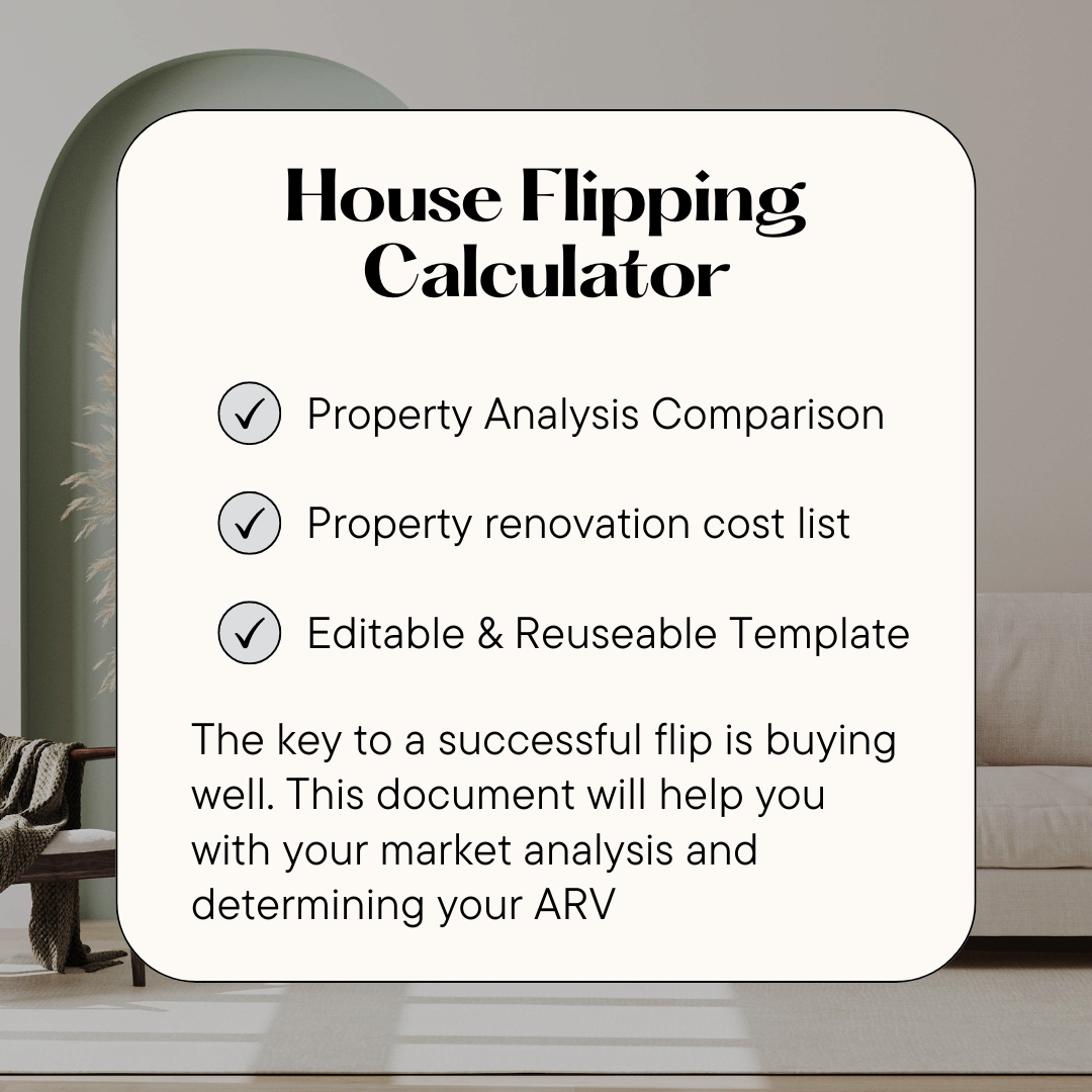 House flipping calculator