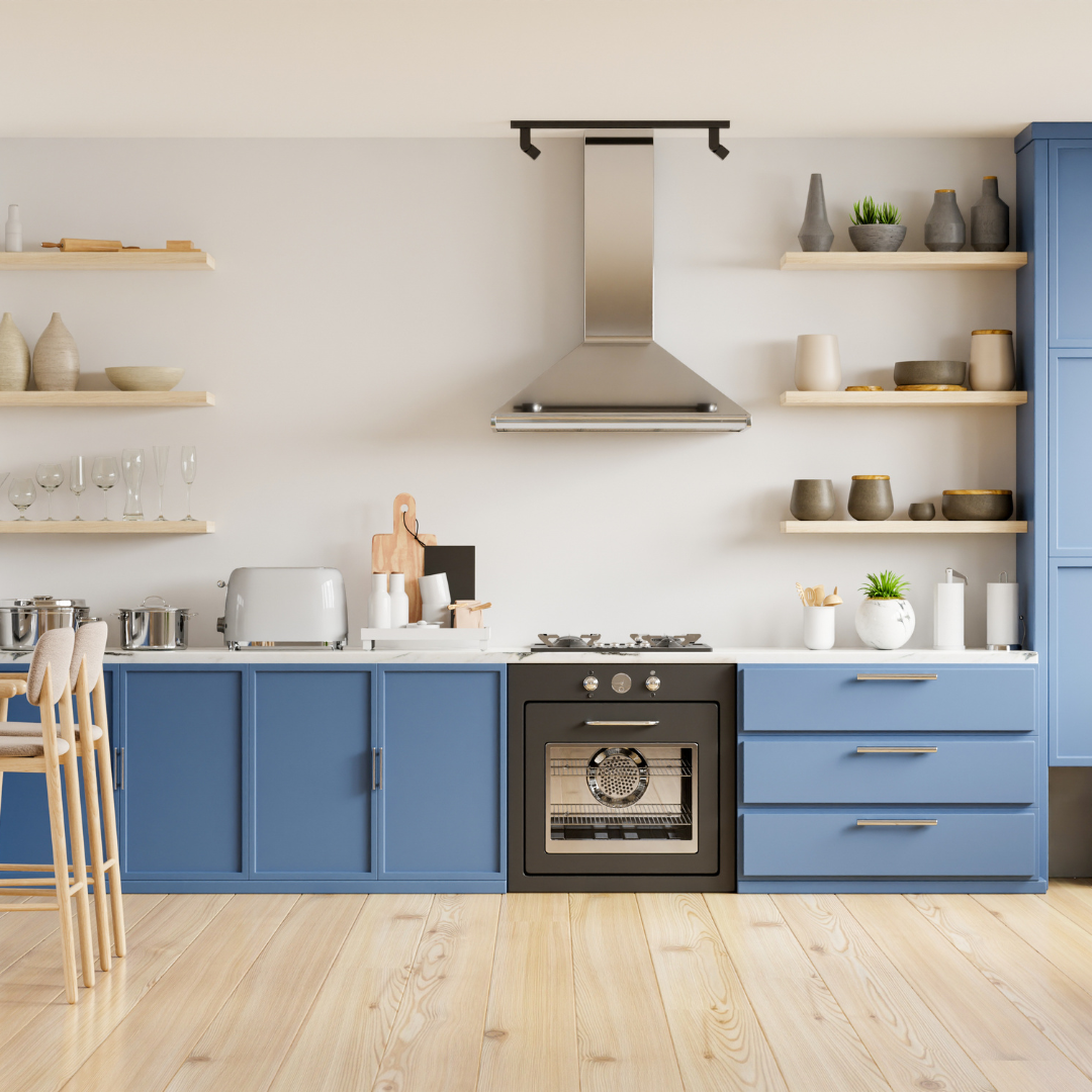 kitchen cabinets blue kitchen