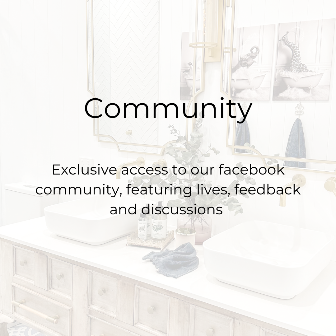 community on facebook<br />

